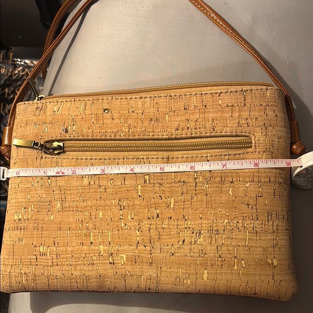 Multicolor Patterned Cork Women's Bag - Picture 5 of 6